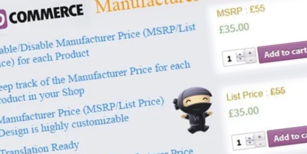 WooCommerce Manufacturer Price Free Download
