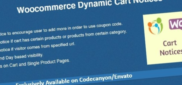 Woocommerce Dynamic Cart Notices