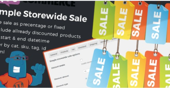 WooCommerce Simple Storewide Sale